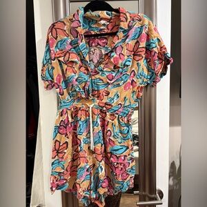 Floral Women's romper